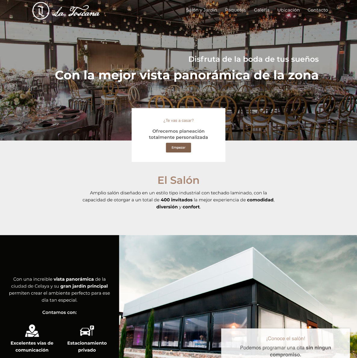 Eventos La Toscana Website
